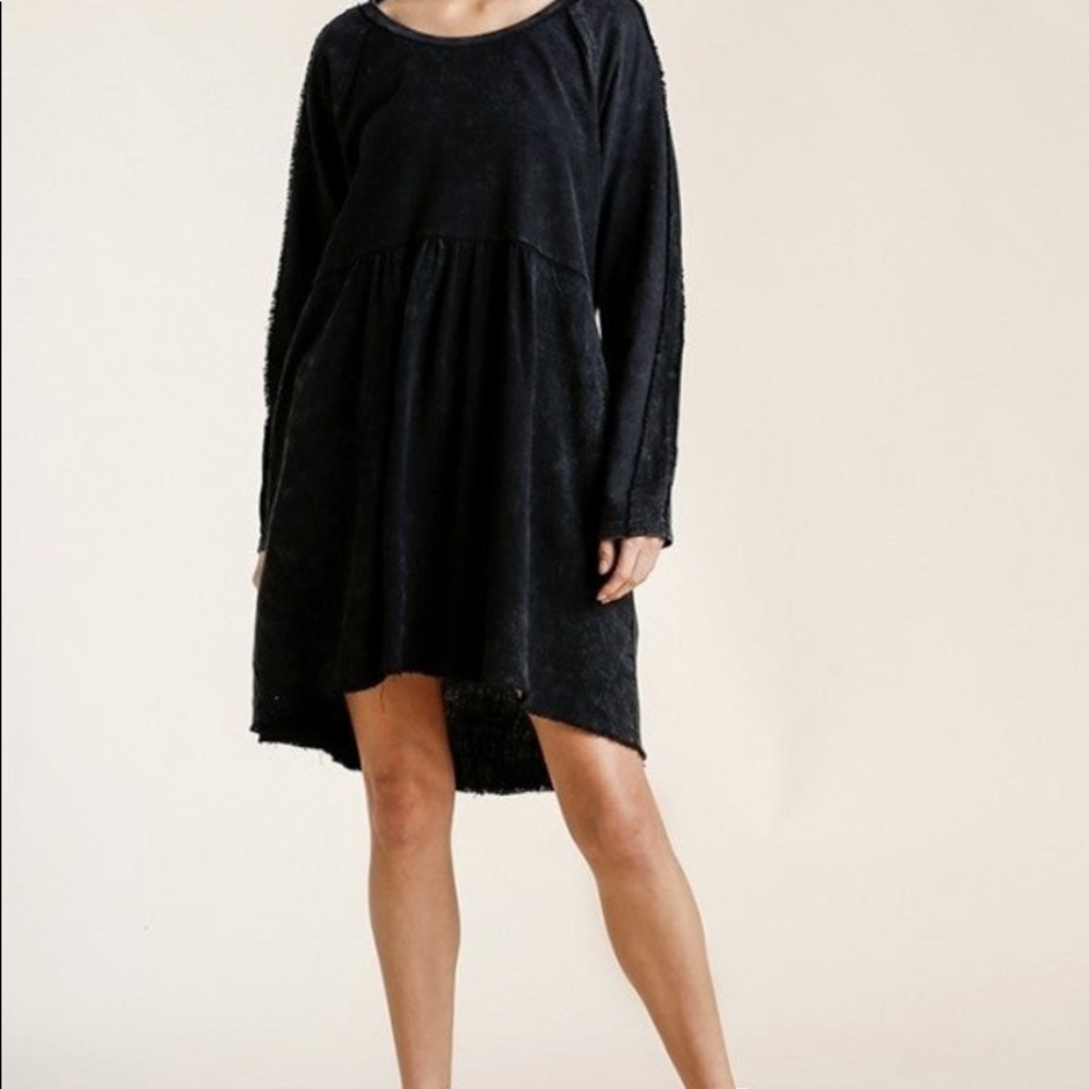 UMGEE Mineral Wash Black Dress Xl NWT